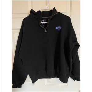 UB college half zip sweatshirt